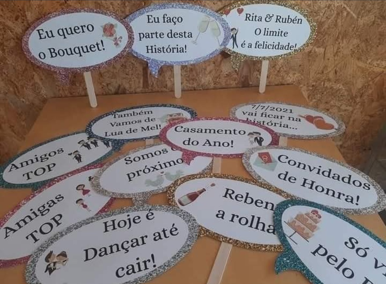 Adereços para fotografias