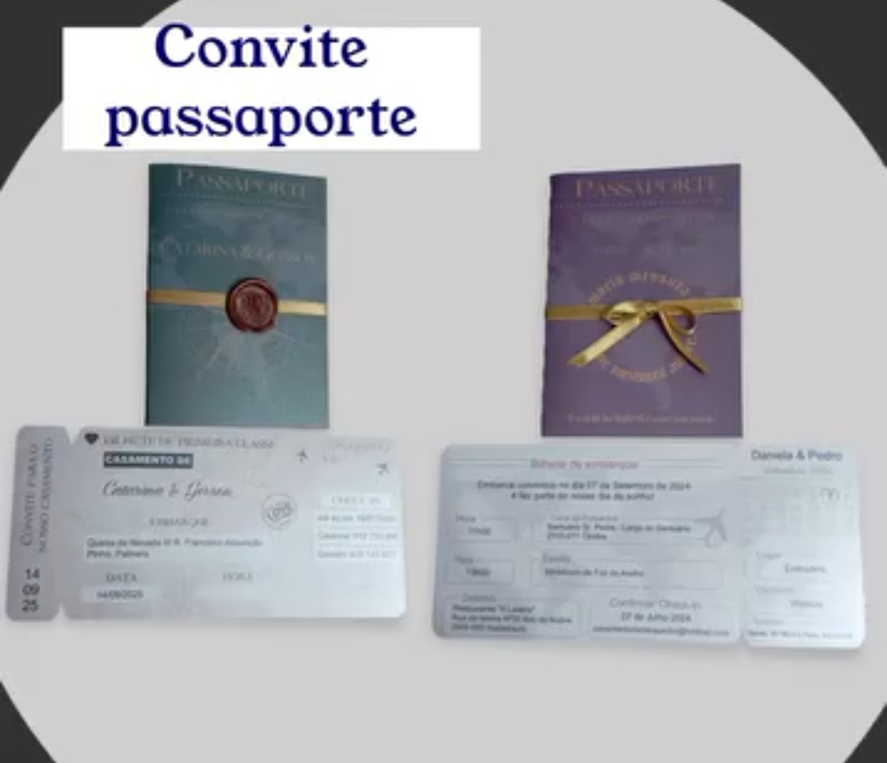Convites passaporte